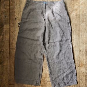 J. Jill wide leg linen pants